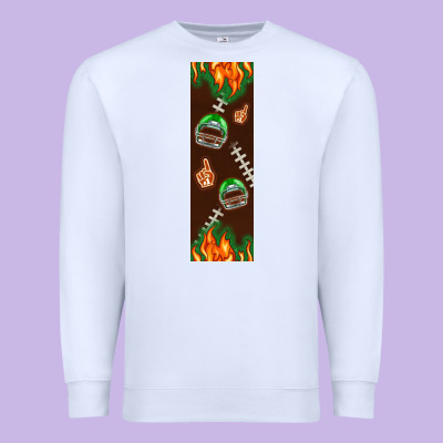 American Football Dad Pen Wrap Premium Sweatshirt Designed By Bundleandbundleshop