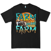 Black farm sweet farm with horses Premium Tee - texasbilliewilder