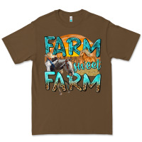 Cacao farm sweet farm with horses Premium Tee - texasbilliewilder