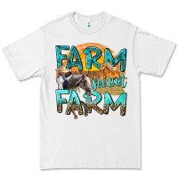 White farm sweet farm with horses Premium Tee - texasbilliewilder