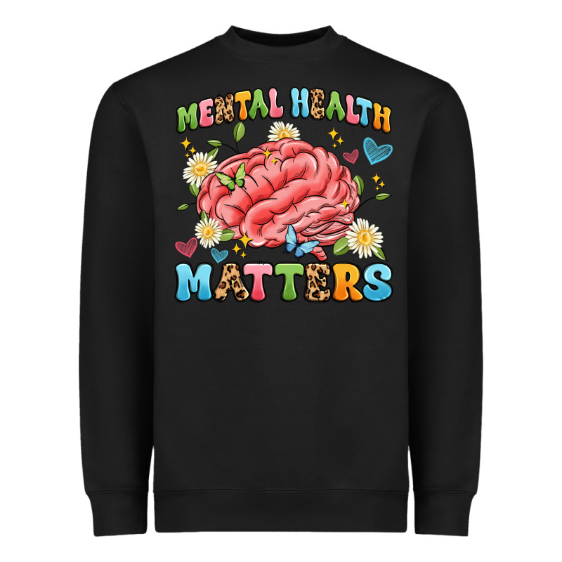 Mental Health Matters Heavyweight Sweatshirt by Artiststas | Teevron