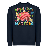 Navy mental health matters Heavyweight Sweatshirt - Artiststas