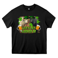 Black lets get lucked up charolais and black angus bull Heavy Core Tee - RanaPortraitStore