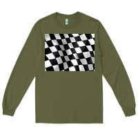 Army Green race flag 3200x2400 Long Sleeve Tee - AdoDesignShop