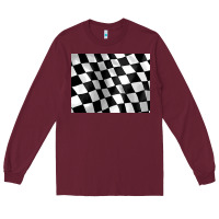 Burgundy race flag 3200x2400 Long Sleeve Tee - AdoDesignShop