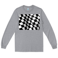 Heather Grey race flag 3200x2400 Long Sleeve Tee - AdoDesignShop