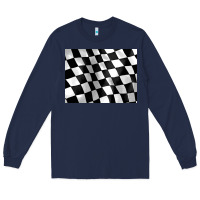 Navy race flag 3200x2400 Long Sleeve Tee - AdoDesignShop
