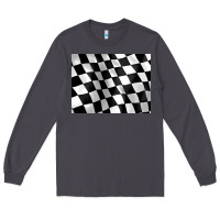 Smoke race flag 3200x2400 Long Sleeve Tee - AdoDesignShop