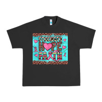 Pigment Black strength hope faith Urban Heavy Tee - JahusDesignShop