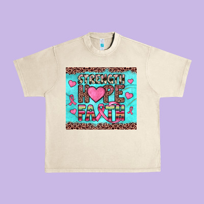 Strength Hope Faith Urban Heavy Tee Designed By Jahusdesignshop