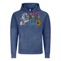 Vintage Denim mammo technologist Vintage Hoodie - CowhideDigitalArt