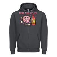 Smoke will you be my Zipper Hoodie - MaliasSmallBusiness