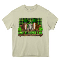 Mossy happy st. patricks day horses with leprechaun Heavy Core Tee - RanaPortraitStore