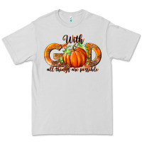 Dove Grey With God All Thing Are Possible Premium Tee - RanaPortraitStore