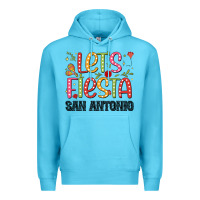 Ocean Blue lets fiesta san antonio Premium Hoodie - JahusDesignShop
