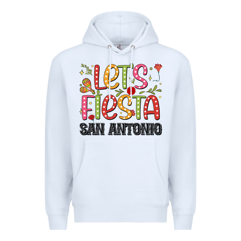 Lets Fiesta San Antonio Premium Hoodie by JahusDesignShop | Teevron