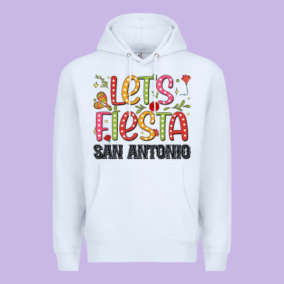 Lets Fiesta San Antonio Premium Hoodie Designed By Jahusdesignshop