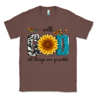 Chestnut with god all things are possible Classic Tee - Artiststas