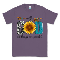 Lavender with god all things are possible Classic Tee - Artiststas