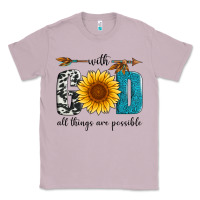 Lilac with god all things are possible Classic Tee - Artiststas