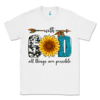 White with god all things are possible Classic Tee - Artiststas