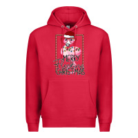 Cardinal Merryy Flocking Christmas Flamingo Premium Hoodie - Bettercallsaul
