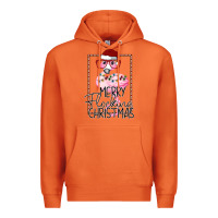 Carrot Merryy Flocking Christmas Flamingo Premium Hoodie - Bettercallsaul