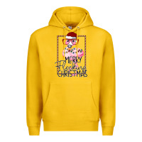 Lemon Merryy Flocking Christmas Flamingo Premium Hoodie - Bettercallsaul