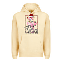 Pina Colada Merryy Flocking Christmas Flamingo Premium Hoodie - Bettercallsaul