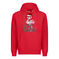 Red Merryy Flocking Christmas Flamingo Premium Hoodie - Bettercallsaul