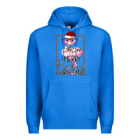 True Royal Merryy Flocking Christmas Flamingo Premium Hoodie - Bettercallsaul