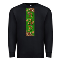 Black american football dad pen wrap Premium Sweatshirt - BundleAndBundleShop