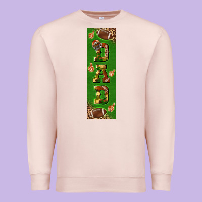 American Football Dad Pen Wrap Premium Sweatshirt Designed By Bundleandbundleshop