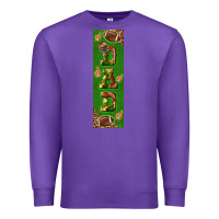Purple american football dad pen wrap Premium Sweatshirt - BundleAndBundleShop