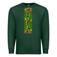 Sports Green american football dad pen wrap Premium Sweatshirt - BundleAndBundleShop