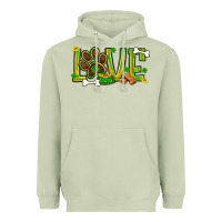 Matcha St. Patrick's Day love dog paw Heavyweight Hoodie - BundleAndBundleShop