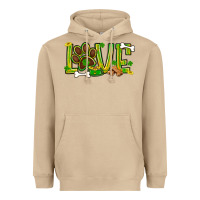 Mushroom St. Patrick's Day love dog paw Heavyweight Hoodie - BundleAndBundleShop