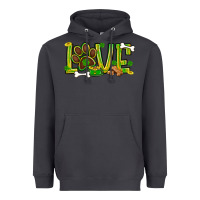 Smoke St. Patrick's Day love dog paw Heavyweight Hoodie - BundleAndBundleShop