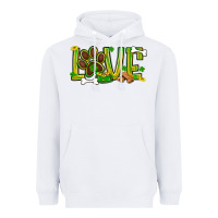 White St. Patrick's Day love dog paw Heavyweight Hoodie - BundleAndBundleShop