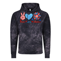 Cloud Black peace love america Vintage Hoodie - HRA Design Shop