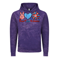 Cloud Purple peace love america Vintage Hoodie - HRA Design Shop