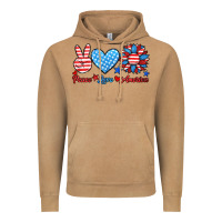 Peace Love America Vintage Hoodie | Teevron