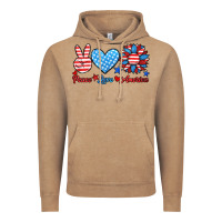 Vintage Coffee peace love america Vintage Hoodie - HRA Design Shop