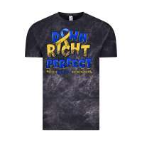 Cloud Black down right perfect down syndrome Vintage Tee - Artiststas