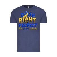 Vintage Denim down right perfect down syndrome Vintage Tee - Artiststas