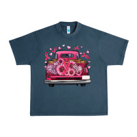 Midnight Navy breast cancer farm truck Urban Heavy Tee - Artiststas