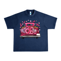 Navy breast cancer farm truck Urban Heavy Tee - Artiststas