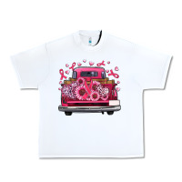 White breast cancer farm truck Urban Heavy Tee - Artiststas
