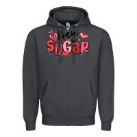 Smoke hey sugar valentines day Zipper Hoodie - MaliasSmallBusiness