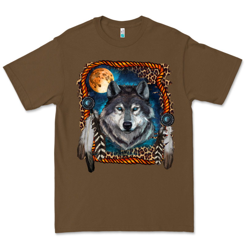 Wolf And Feathers Premium Tee by RanaPortraitStore | Teevron